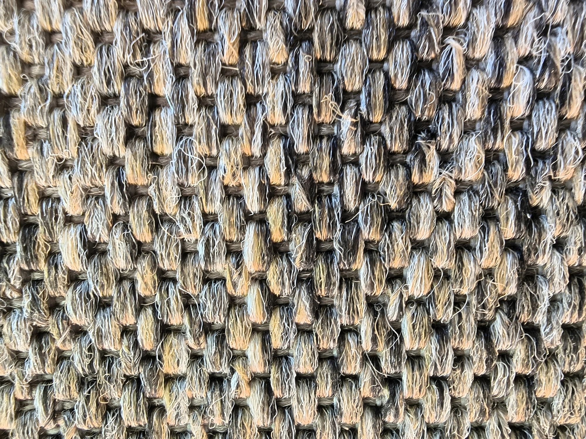 Close-up woven rug texture